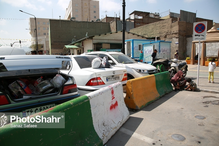اعلام محدوده ممنوعیت پارک خودرو در ایام دهه آخر صفر در مشهد + نقشه ترافیکی