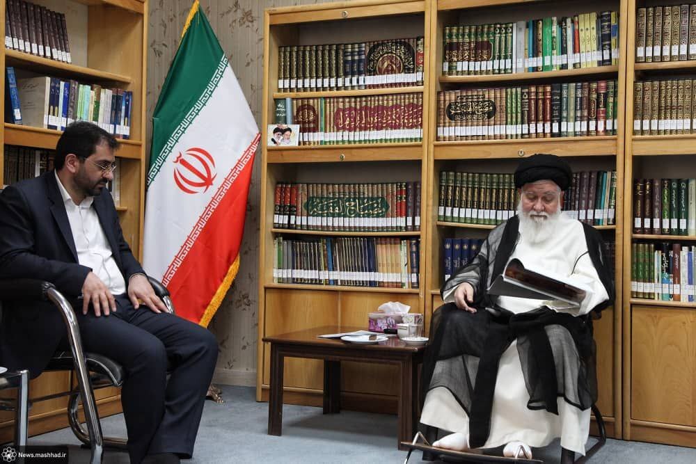 دیدار شهرار مشهد و آیت الله علم الهدی