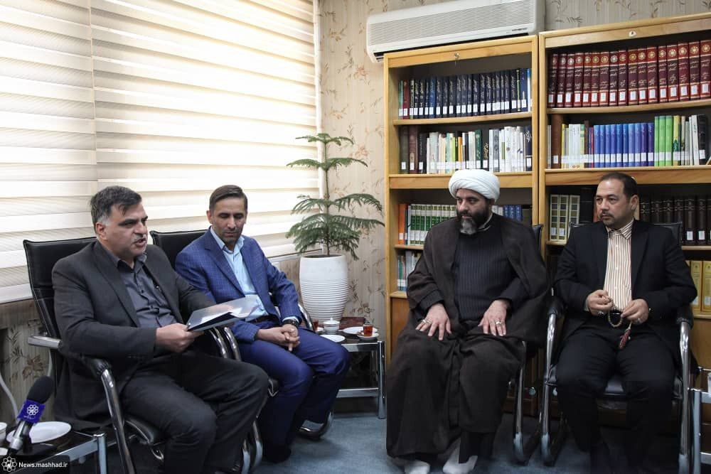 دیدار شهرار مشهد و آیت الله علم الهدی