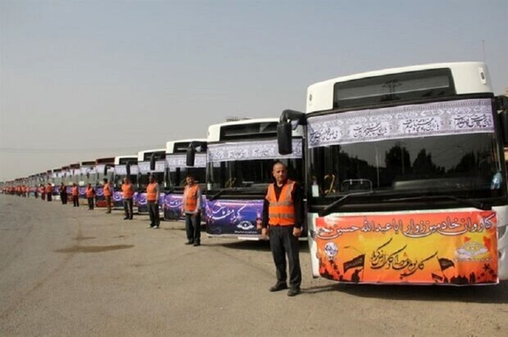 بازگشت اتوبوس‌های مستقر شده در مرز عراق به کشور |هزینه بلیت اتوبوس به مردم استرداد می‌شود