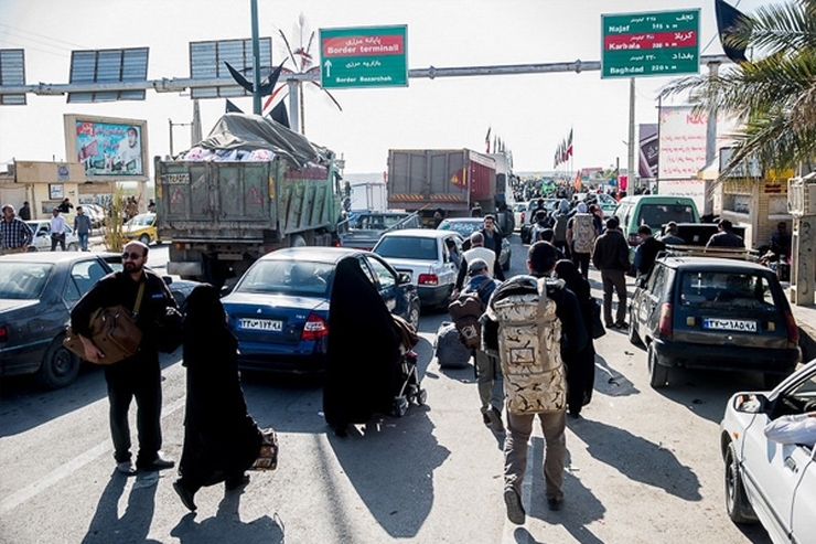 ویدئو | تردد زائران ایرانی با امنیت کامل در خیابان های کربلا