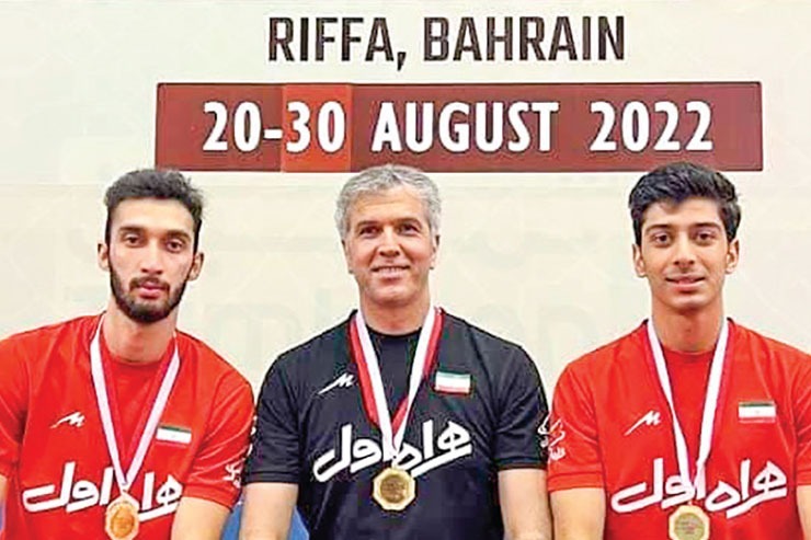 یاران خراسانی تیم ملی والیبال ایران در قهرمانی آسیا
