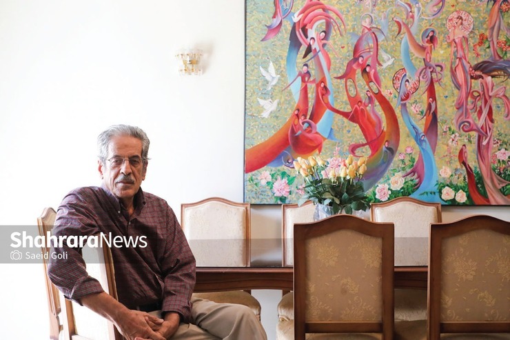گفتگو با مهران صدرالسادات، هنرمند پیشکسوت مشهدی | دنیای نقاشی پایان ندارد