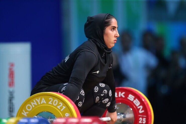 تاریخ‌سازی الهام حسینی، دختر وزنه‌بردار ایرانی در رقابت‌های قهرمانی آسیا+ فیلم