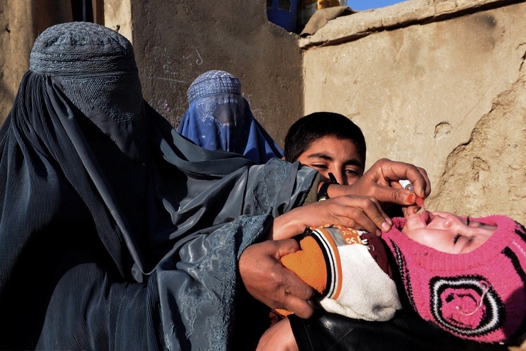 کمپین واکسیناسیون فلج اطفال در افغانستان آغاز شد