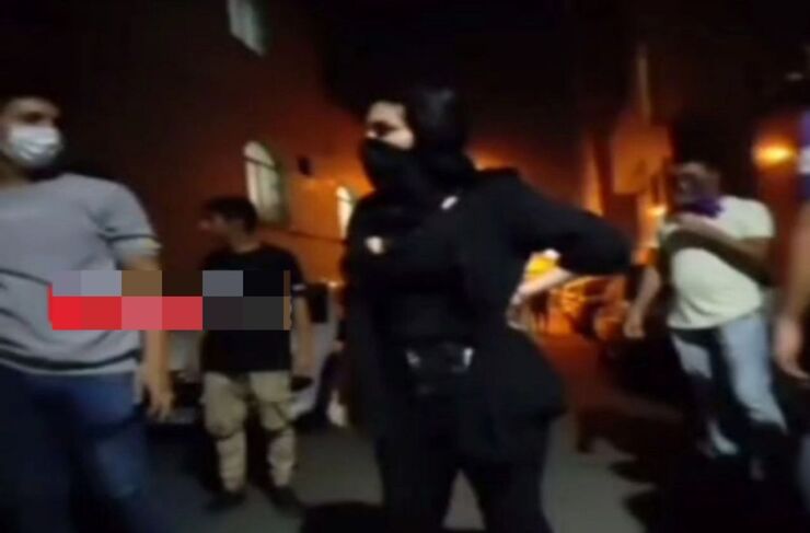 دستگیری لیدر زن مسلح اغتشاشات در ملارد + فیلم