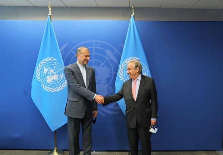 گفتگوی امیرعبداللهیان و دبیرکل سازمان ملل درباره مذاکرات لغو تحریم‌ها| وزیر خارجه: توافق دست‌یافتنی است