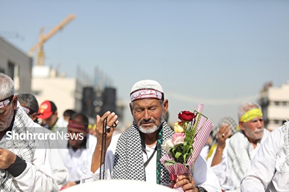 مراسم استقبال کاروان پیاده انصار الحسین (ع)