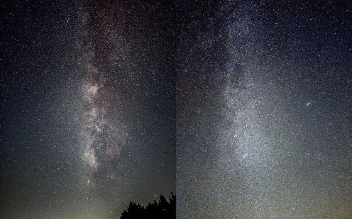 تصاویر جذاب از کهکشان راه شیری با آیفون ۱۴ پرو مکس