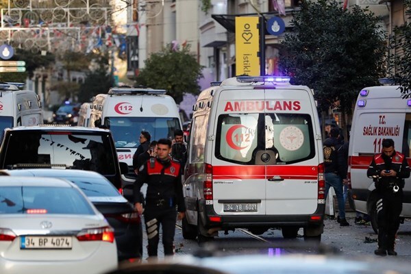 انفجار مهیب در مرکز استانبول ۱۱ زخمی برجای گذاشت+ فیلم