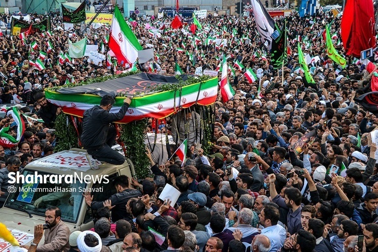 مراسم وداع با پیکر دو شهید مدافع امنیت مشهد امروز برگزار می‌شود (۲۷ آبان)