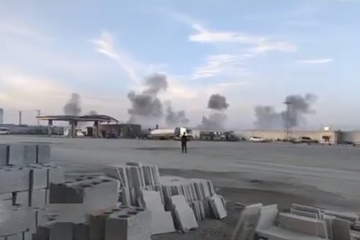 ویدئو | اصابت چندین راکت به پایگاه نظامیان ترکیه در مرز سوریه