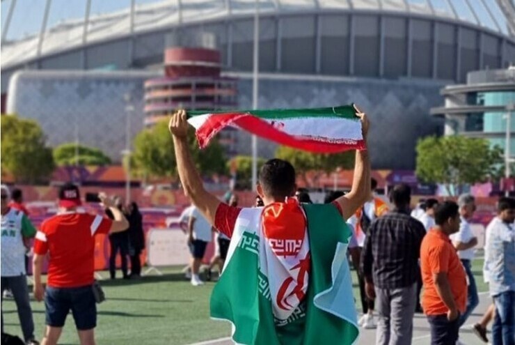 ویدئو | حال و هوای ورزشگاه خلیفه، میزبان دیدار تیم‌های ایران و انگلیس در جام جهانی قطر