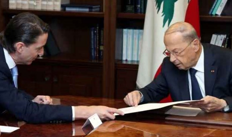 رئیس‌جمهور لبنان و نخست‌وزیر رژیم صهیونیستی توافق ترسیم مرز‌ها را امضا کردند