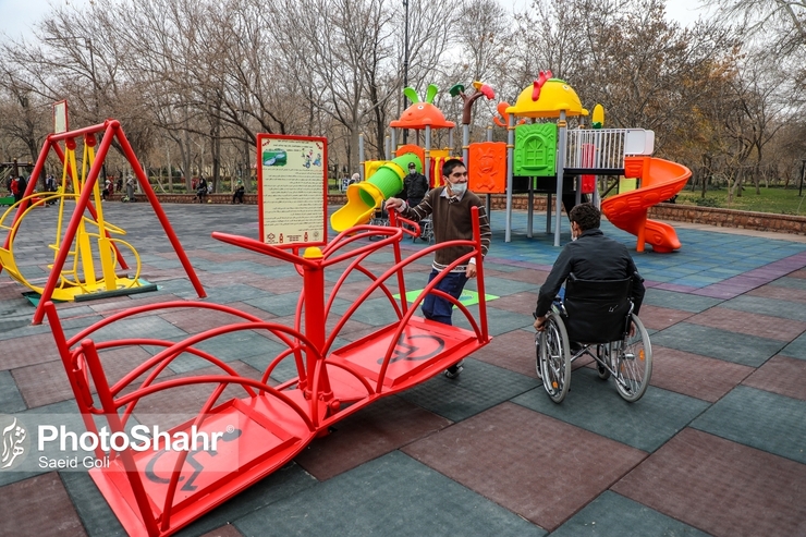 بوستان های مشهد به وسایل بازی ویژه معلولان تجهیز خواهند شد
