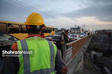 آغاز عملیات اجرایی طرح تعریض «پل دهرود» در مشهد