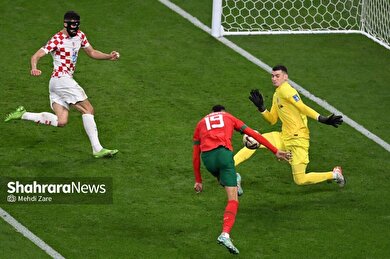 گزارش تصویری (۳) دیدار تیم‌های کرواسی و مراکش