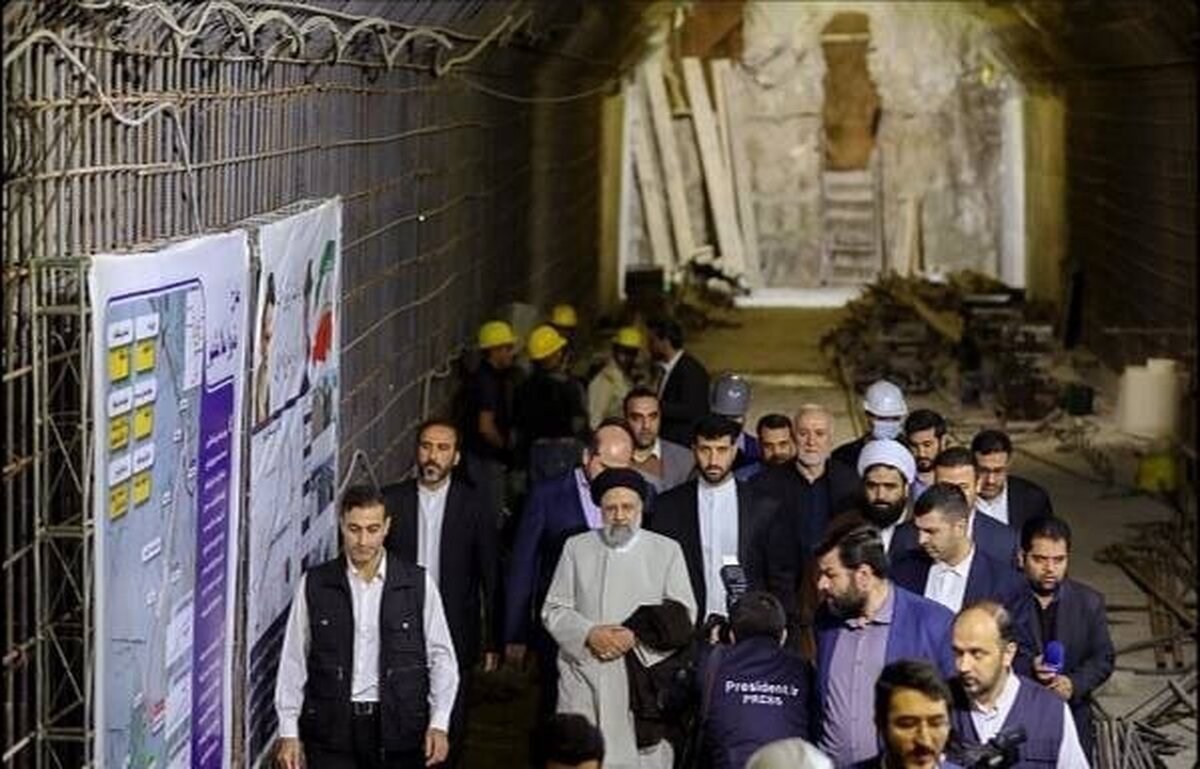  بازدید رئیس جمهور از روند احداث پروژه ملی متروی اسلامشهر