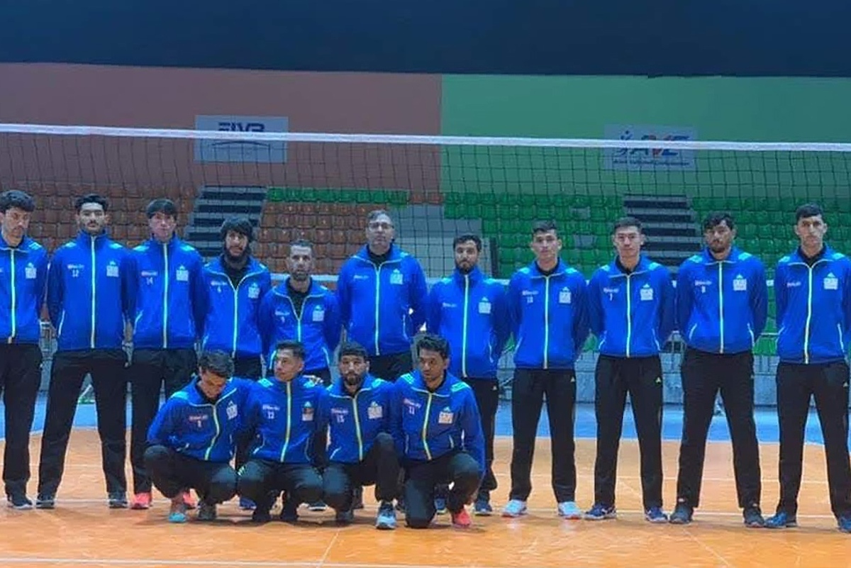 دیدار تیم‌های ملی والیبال ایران و افغانستان