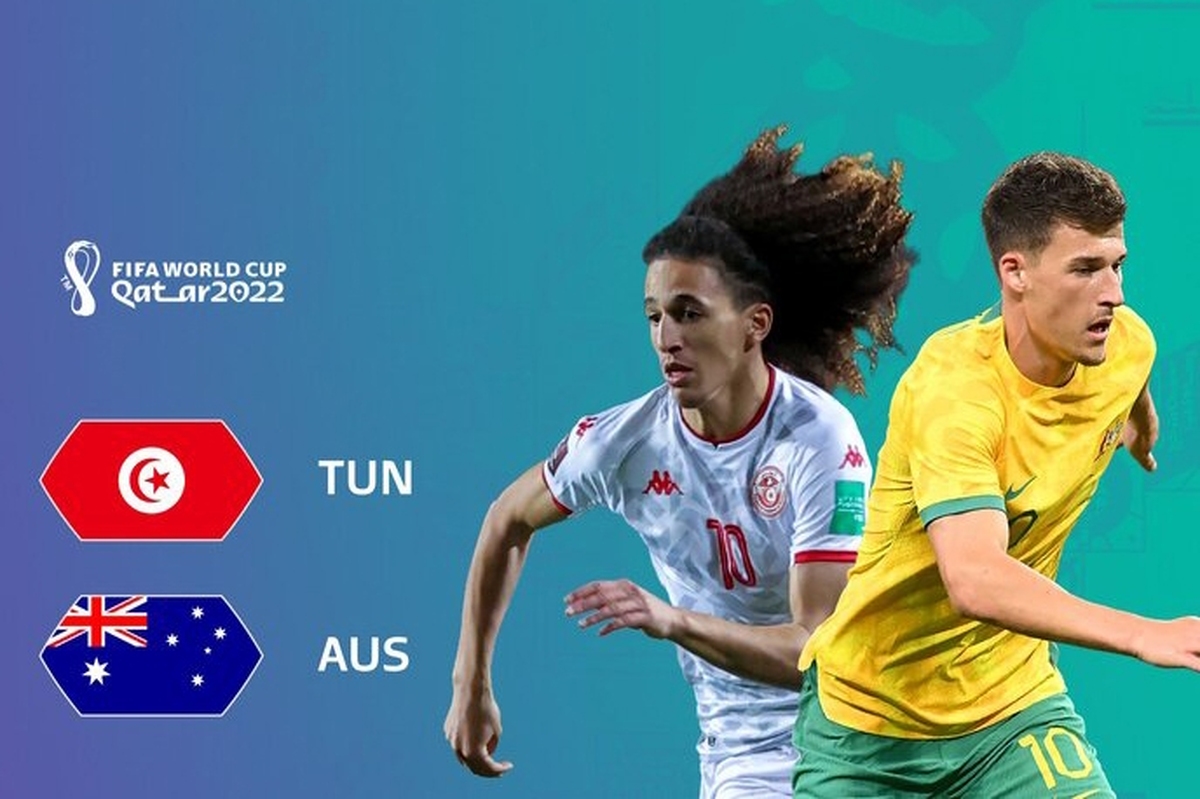 تاریخ و ساعت دیدار تیم‌های ملی استرالیا و تونس در مرحله گروهی جام جهانی قطر