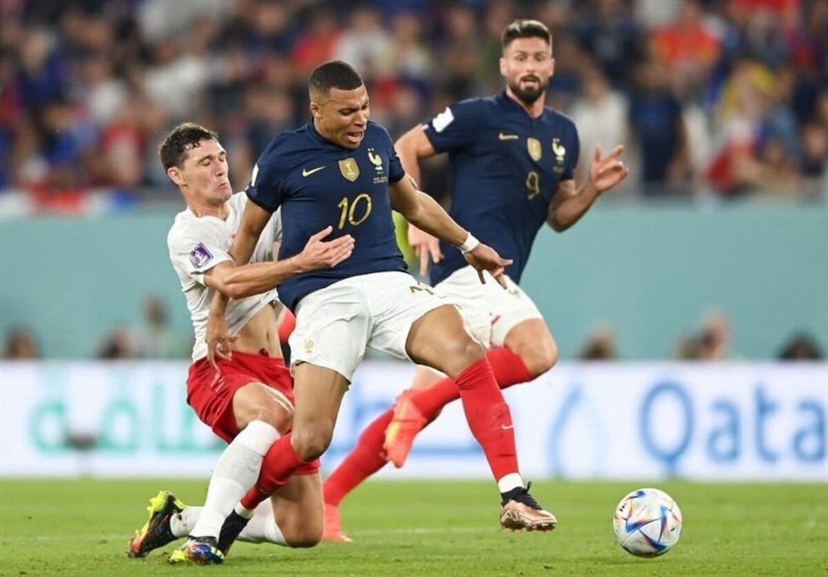 ویدئو| گل اول فرانسه به دانمارک توسط کیلیان امباپه