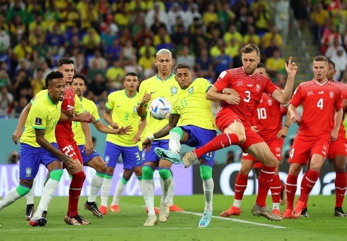 نتیجه بازی برزیل و سوئیس در مرحله گروهی جام جهانی قطر + فیلم گل‌ها (۷ آذرماه ۱۴۰۱) | صعود طلایی‌ها به مرحله حذفی جام ۲۰۲۲