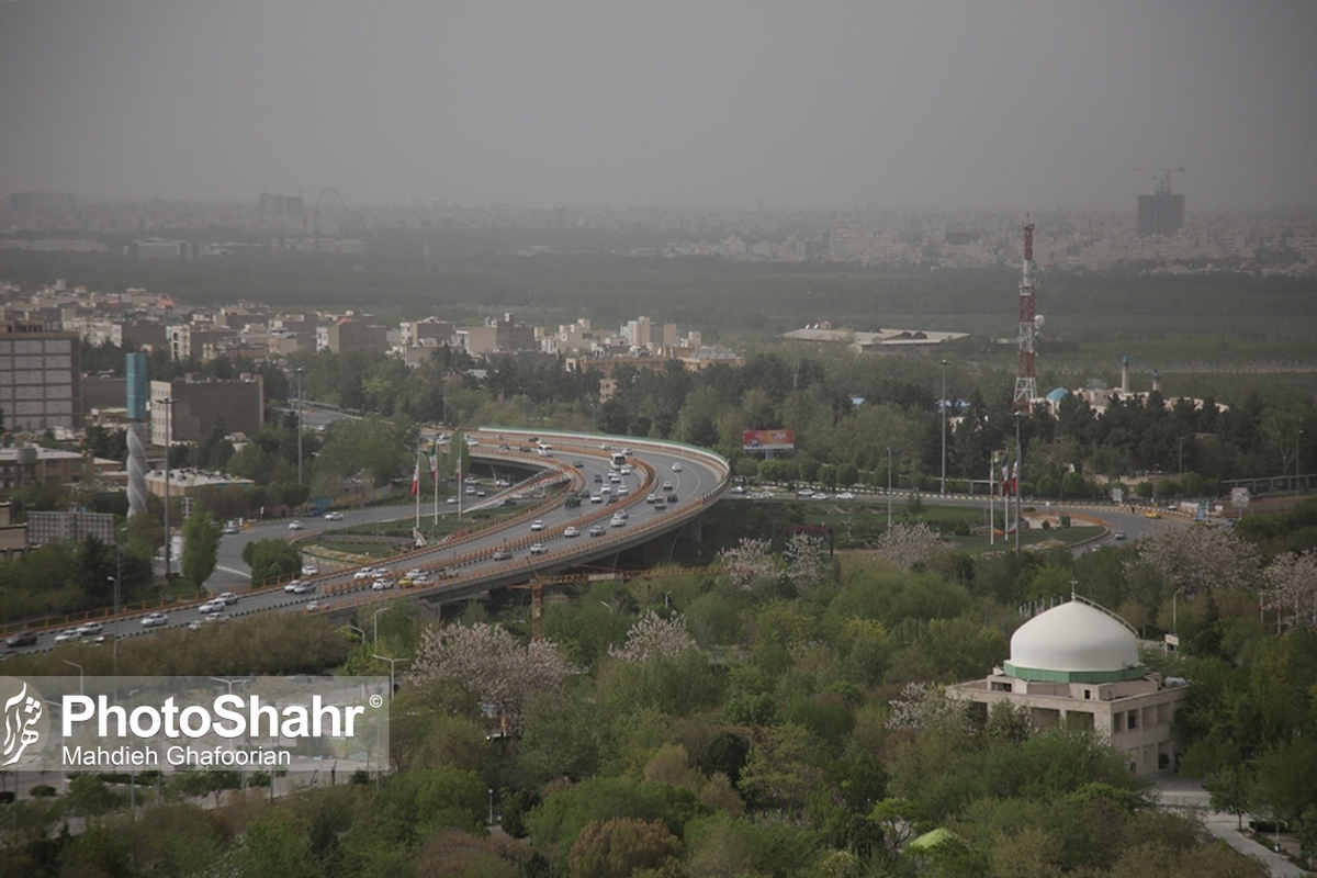  هوای کلانشهر مشهد دوباره آلوده شد (۸ آذرماه ۱۴۰۱)