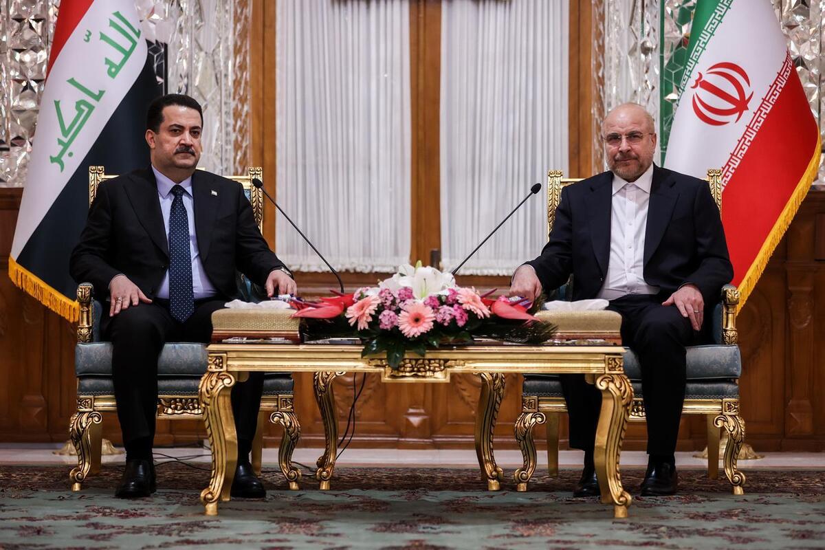 قالیباف: همکاری‌ ایران و عراق امنیت منطقه را فراهم می‌کند| نخست‌وزیر عراق: جنگ علیه داعش جلوه‌ای از برادری و همگرایی بود