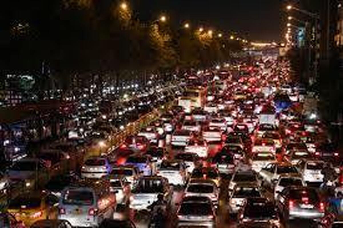 ترافیک فوق سنگین در ورودی تهران (۱۳ فروردین ماه ۱۴۰۲)