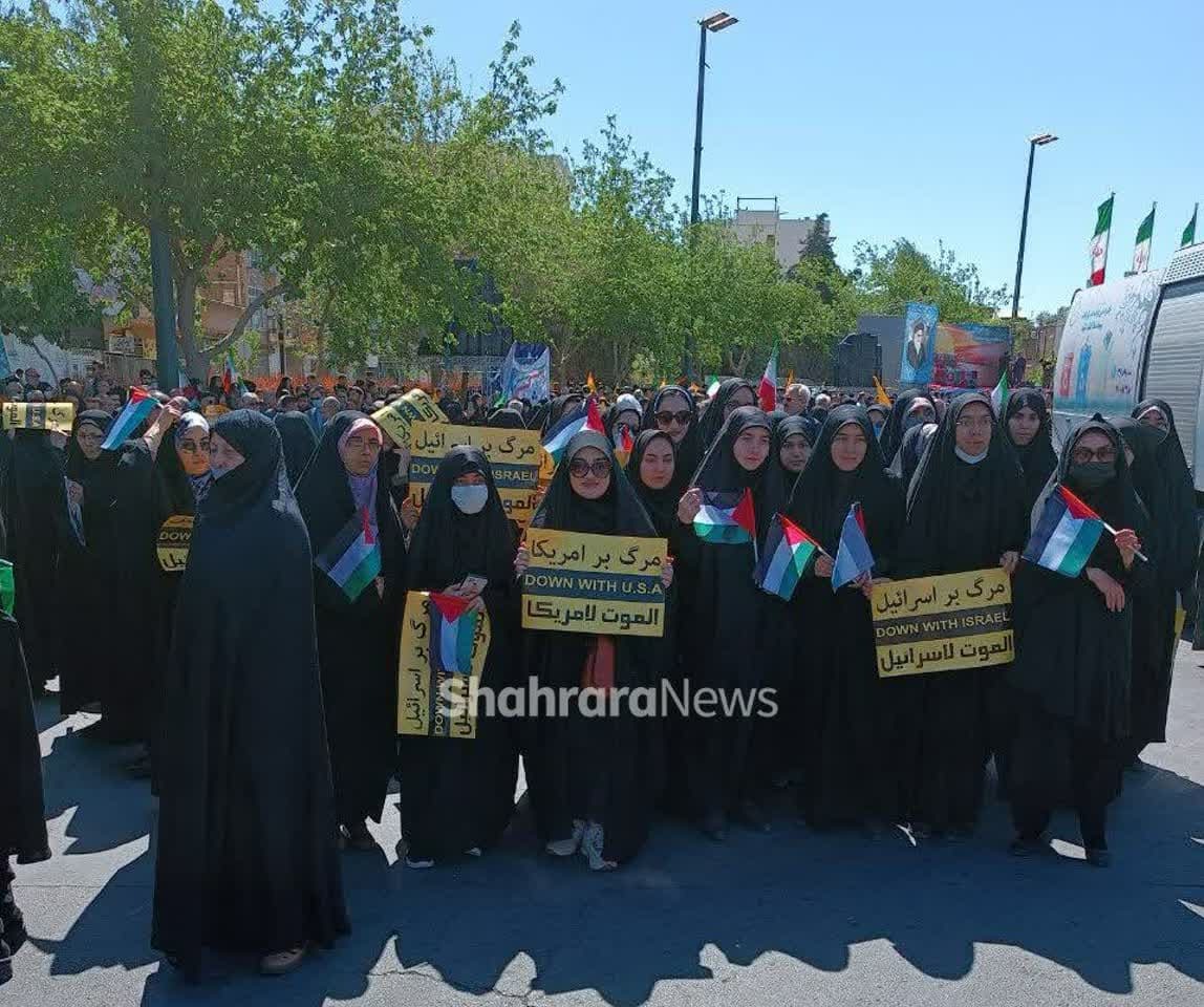 آغاز راهپیمایی روز جهانی قدس در بیش از ۱۰۰۰ شهر ایران| نمایش وحدت مسلمان در آستانه آزادی قدس+ فیلم و عکس