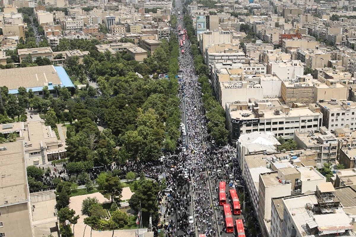 ویدئو | تصاویر هوایی از راهپیمایی روز جهانی قدس در تهران