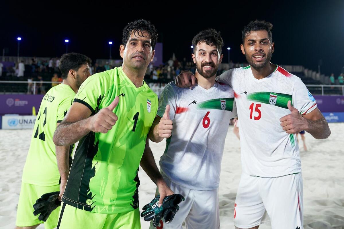 نتیجه بازی تیم ملی فوتبال ساحلی ایران و عمان در نیمه نهایی قهرمانی آسیا| ایران در فینال