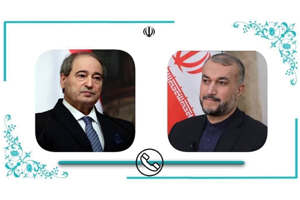 وزرای امور خارجه ایران و سوریه ، گفتگوی تلفنی کردند
