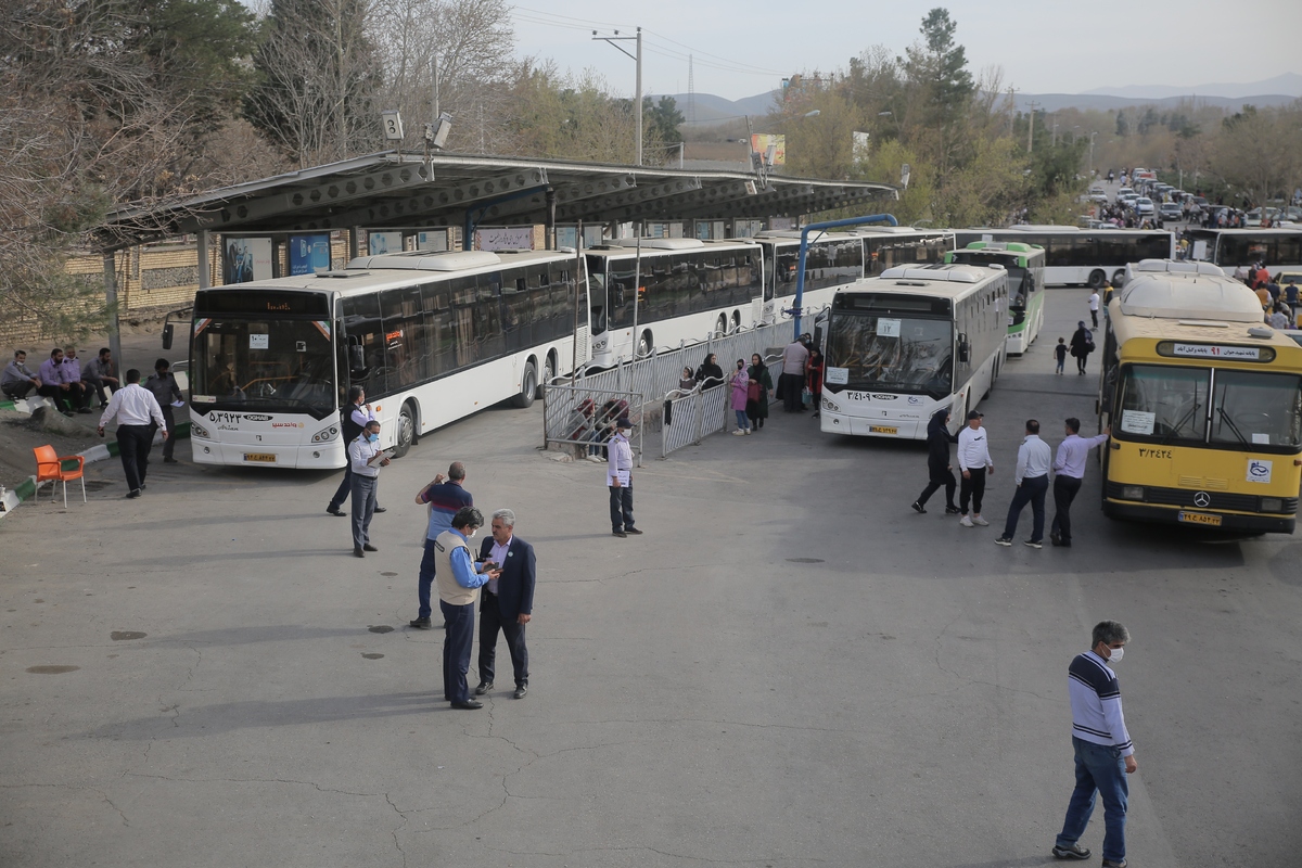 سرویس‌دهی ۲۸۵ دستگاه اتوبوس به شهروندان مشهدی در روز طبیعت