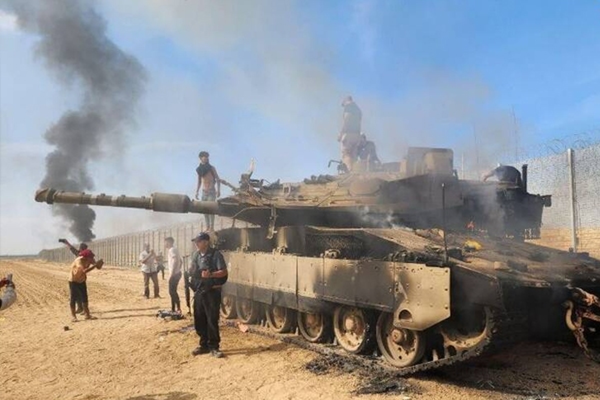 درگیری شدید مقاومت و اسرائیل در بیت حانون |  تانک مرکاوا در جبالیا غزه منهدم شد