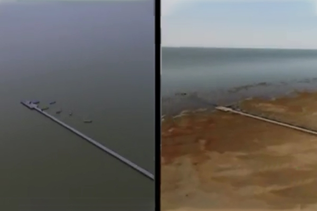 ویدئو | احیای خلیج گرگان پس از ۲ سال خشکی