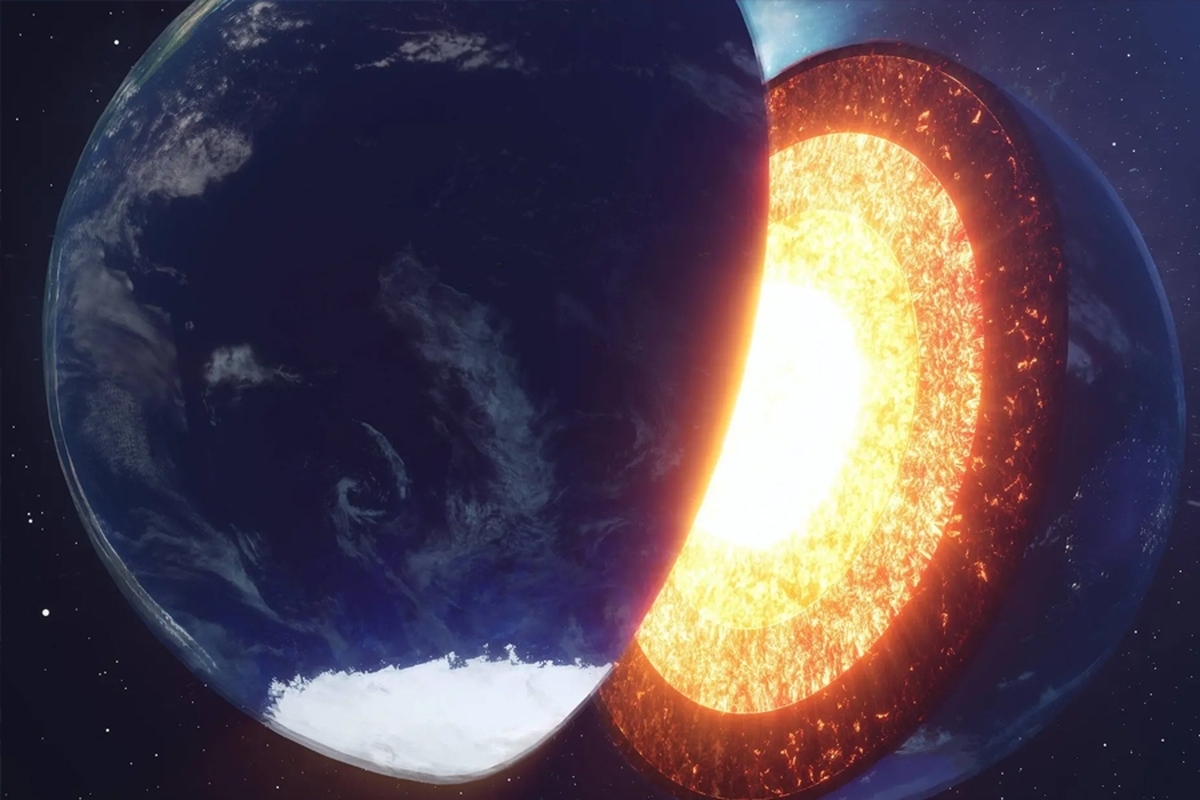 دانشمندان کشف کرده‌اند که هسته زمین هر ۸.۵ سال یک‌بار تکان می‌خورد