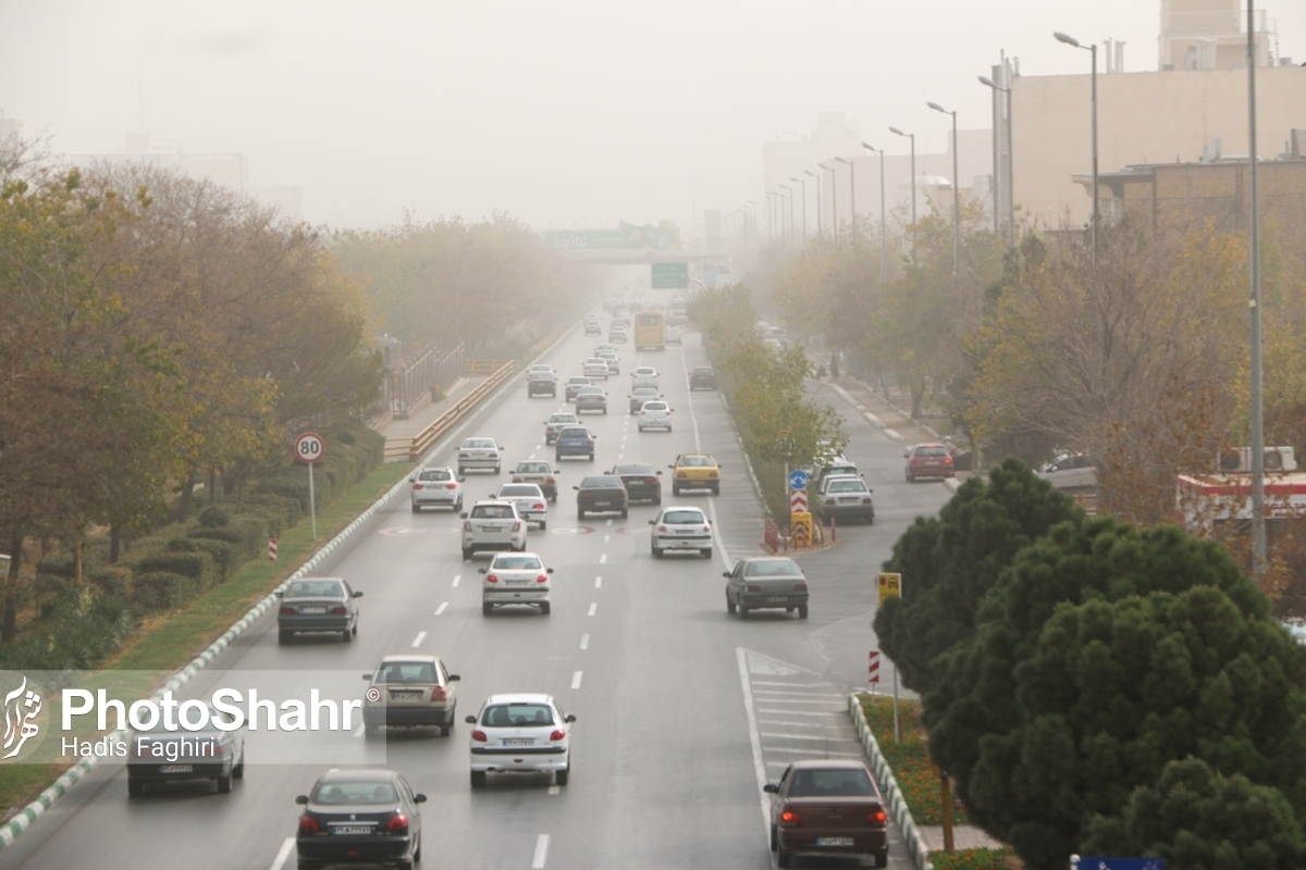 هوای ۶ منطقه در کلانشهر مشهد آلوده است (۱۶ دی ۱۴۰۲)
