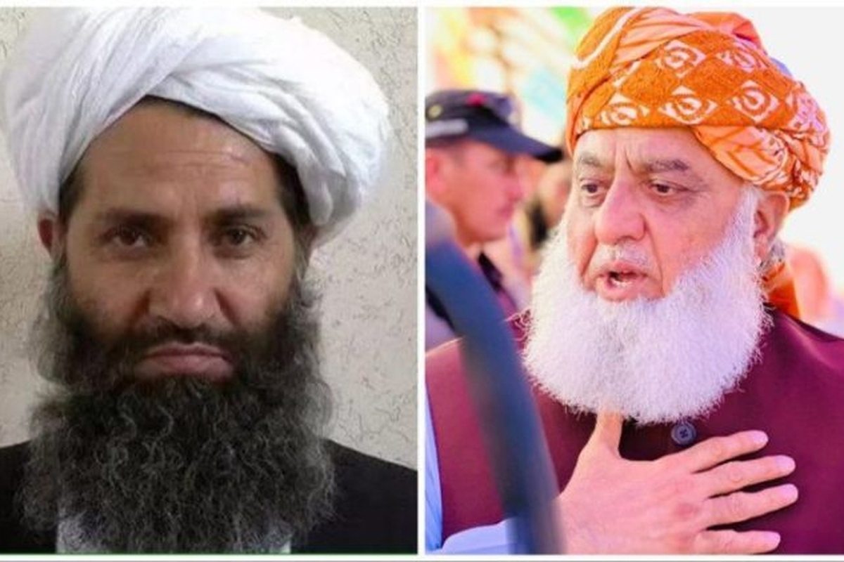 فضل‌الرحمان به دیدار ملاهبت‌الله رفت | طالبان یا پاکستان را انتخاب کند یا تی تی پی را