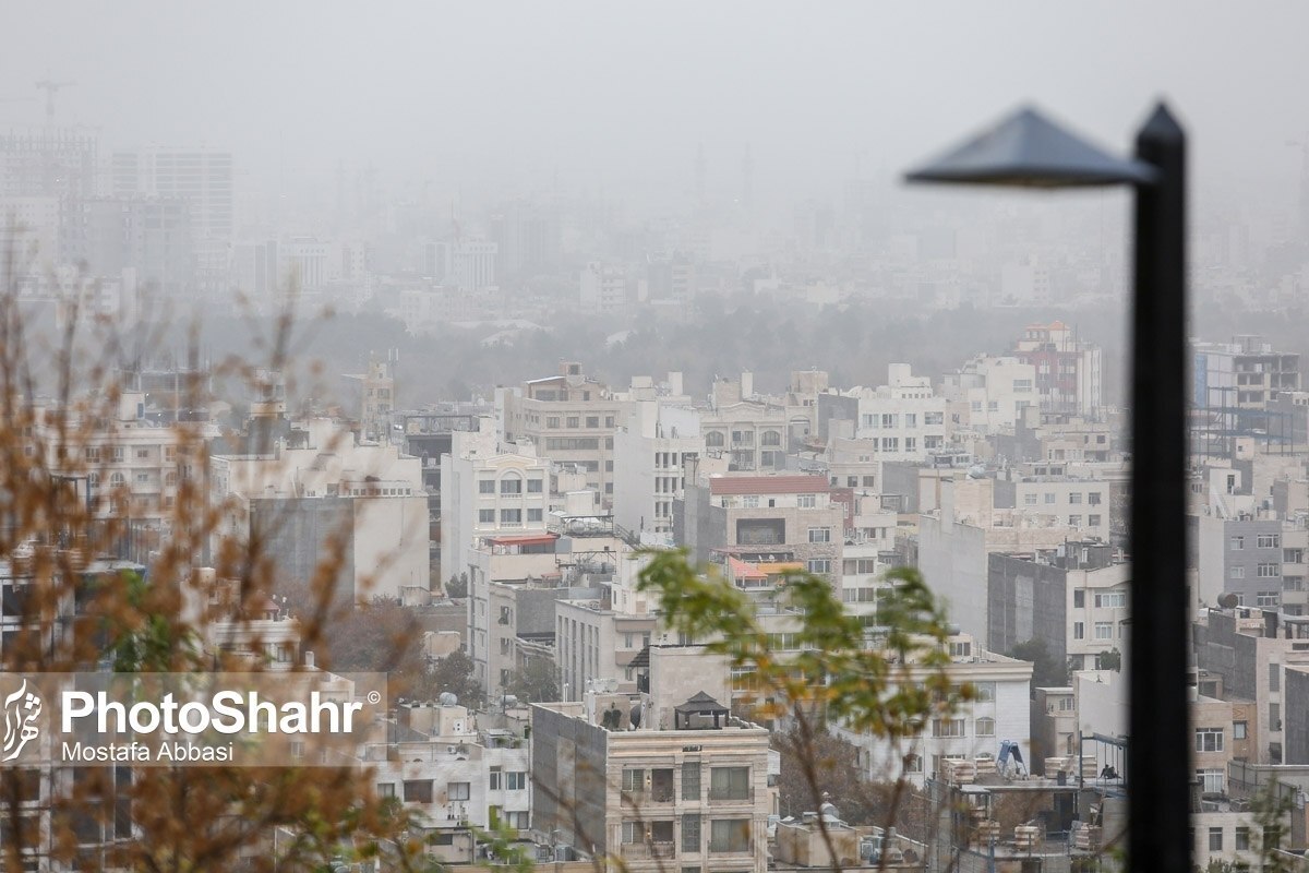 هوای ۶ منطقه کلانشهر مشهد آلوده است (۲۵ دی ۱۴۰۲)