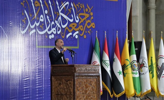 وزیر خارجه: محاسبه رژیم صهیونیستی در مورد حماس غلط بود | به نیرو‌های مقاومت دستور نمی‌دهیم
