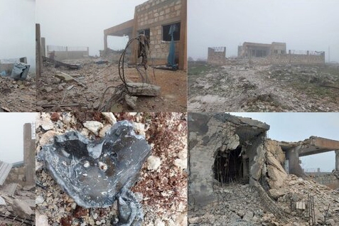 تصاویری از حمله ایران به مقر‌های تروریست‌ها در سوریه منتشر شد