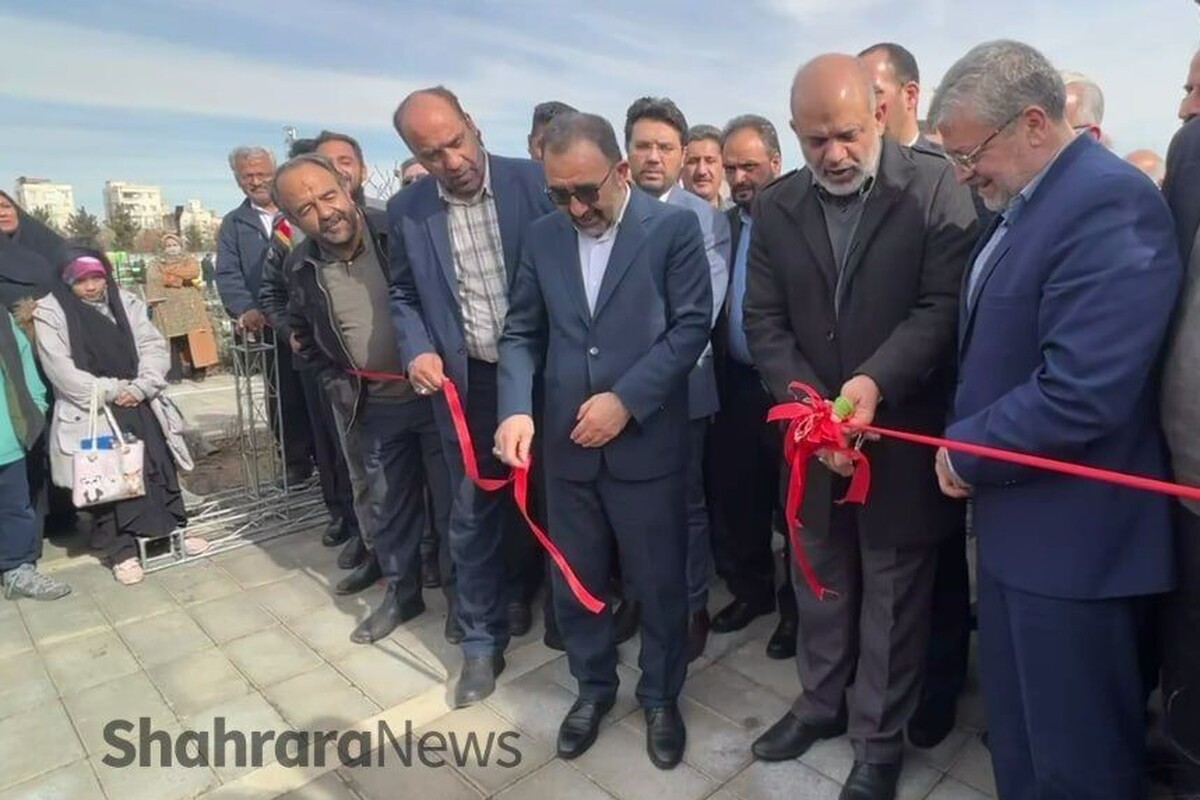 بوستان ۲۳ هکتاری برکت در مشهد با حضور وزیر کشور افتتاح شد
