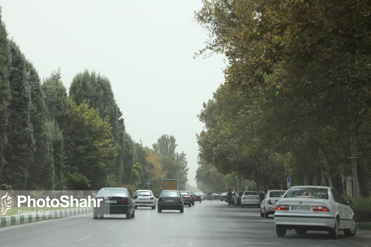 هوای کلانشهر مشهد امروز آلوده است (۳ دی ۱۴۰۲)