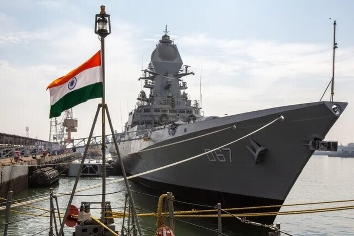 ناوهای نیروی دریایی هند در دریای عرب مستقر شدند