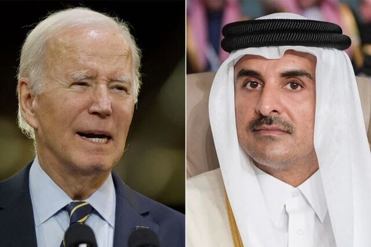 امیر قطر و بایدن درباره غزه به صورت تلفنی گفت‌وگو کردند