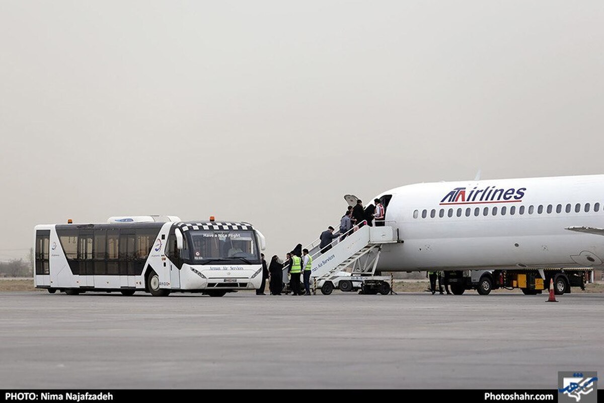 پرواز‌های فرودگاه شهید هاشمی‌نژاد مشهد برقرار شد (۱۰ بهمن ۱۴۰۲)