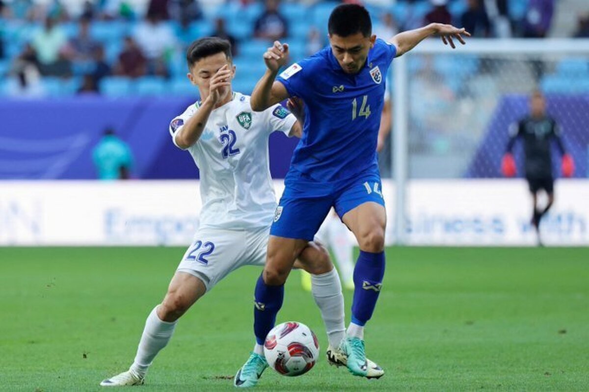 نتیجه و ویدیو خلاصه بازی ازبکستان و تایلند در جام ملت‌های آسیا | صعود بی‌دردسر ازبک‌ها به یک چهارم
