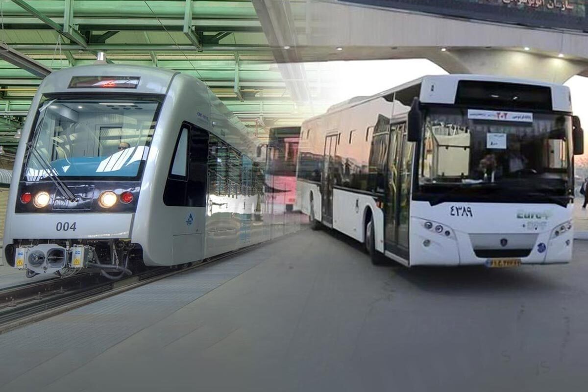 بهای خدمات مترو و اتوبوس در مشهد برای سال آینده ۱۵۰۰ تومان شد (۱۵ بهمن ۱۴۰۲) + جزئیات