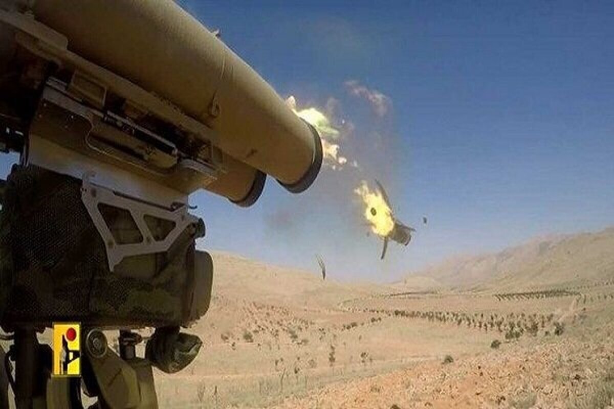 حمله موشکی حزب الله لبنان به ۳ پایگاه نظامی صهیونیست‌ها